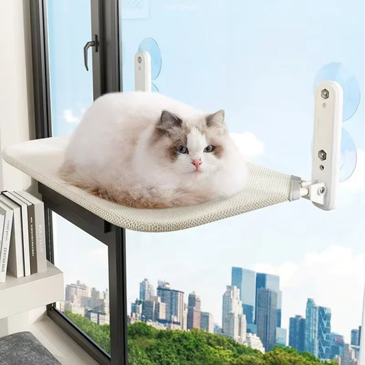 Cozy Up Your Cat with Our Foldable Breathable Window Hammock Bed - Perfect for Cats Up to 10KG!