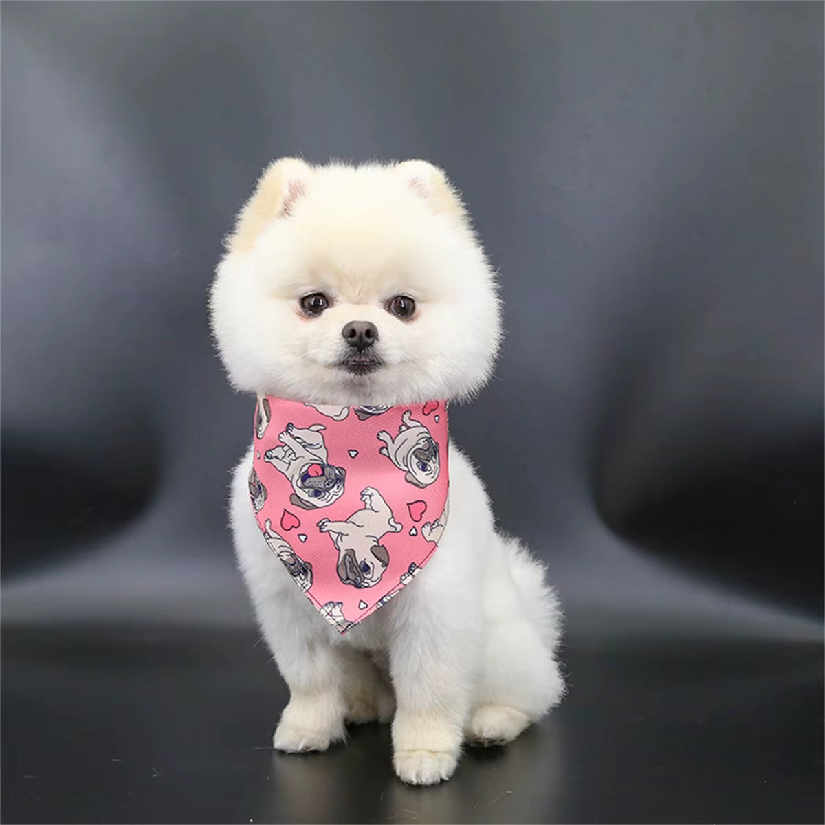 Adorable Cartoon Bear Dog Scarf - Perfect for Small Dogs and Cats! Keep Your Pet Stylish and Clean!