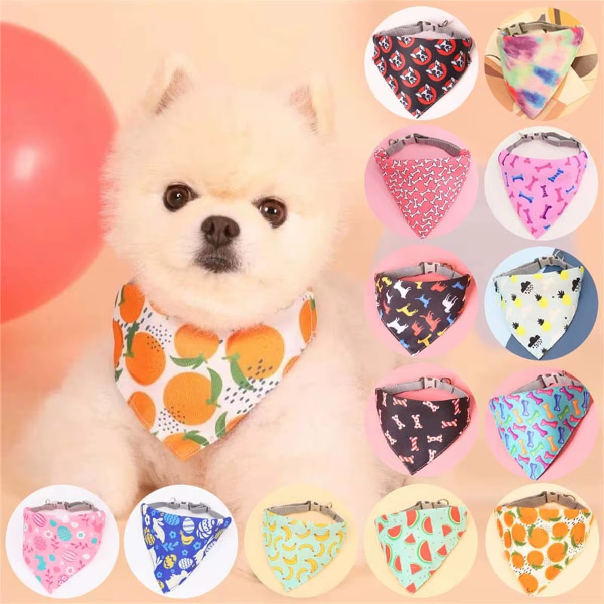 Adorable Cartoon Bear Dog Scarf - Perfect for Small Dogs and Cats! Keep Your Pet Stylish and Clean!