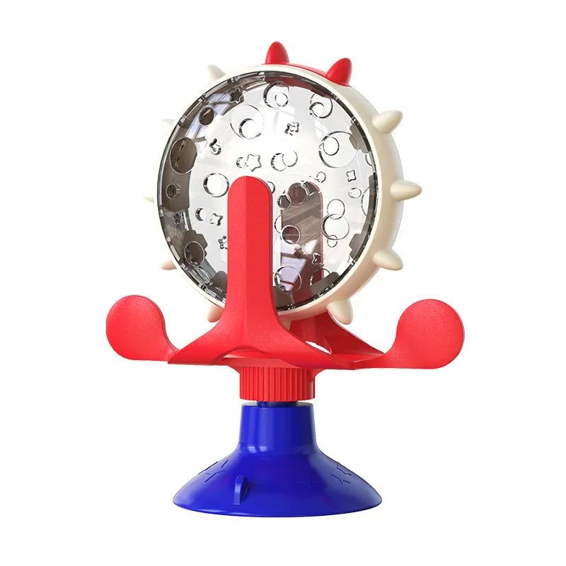 Engaging Interactive Feeding Wheel Toy for Dogs and Cats - Fun and Functional Pet Training Ball