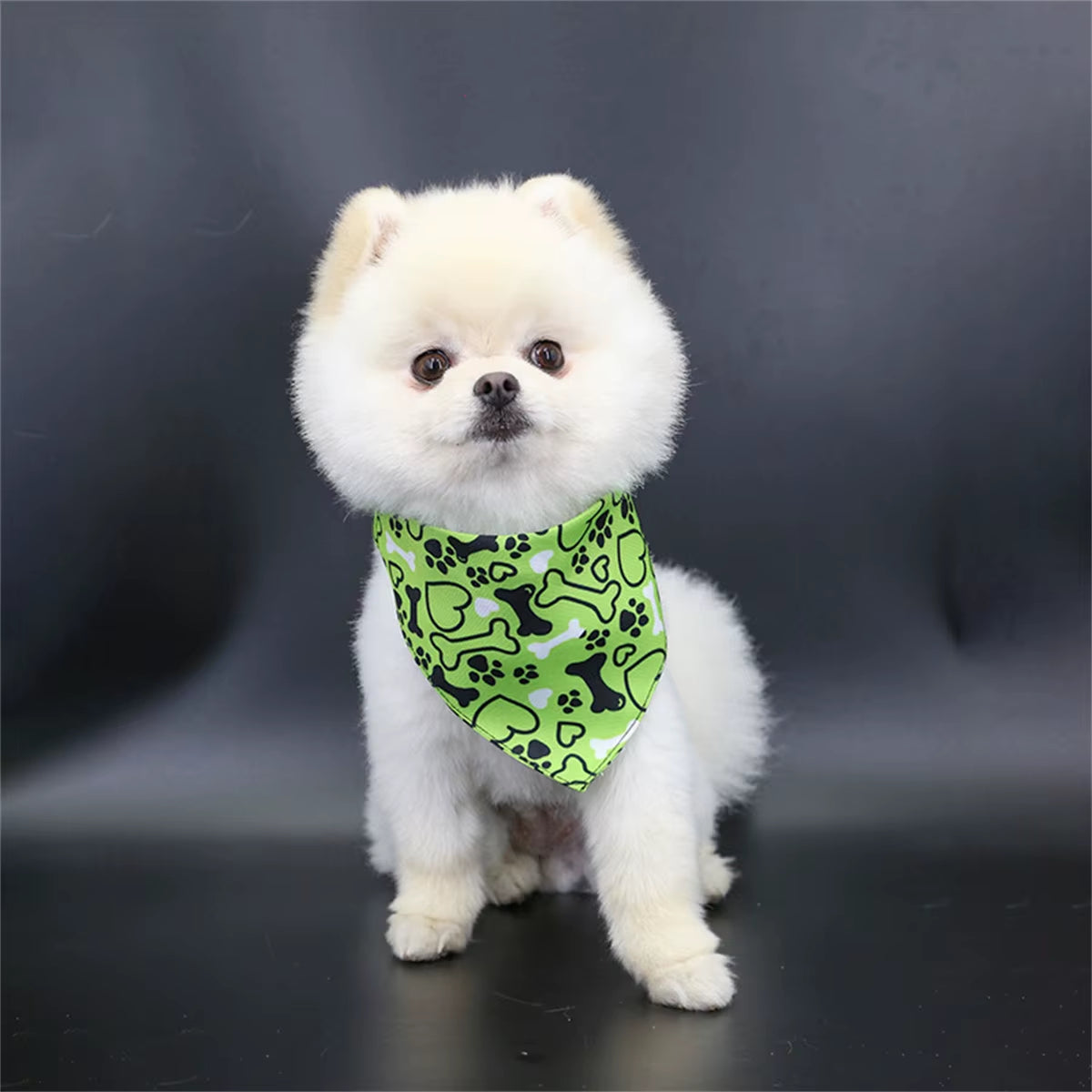 Adorable Cartoon Bear Dog Scarf - Perfect for Small Dogs and Cats! Keep Your Pet Stylish and Clean!