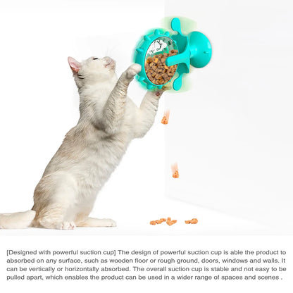 Engaging Interactive Feeding Wheel Toy for Dogs and Cats - Fun and Functional Pet Training Ball