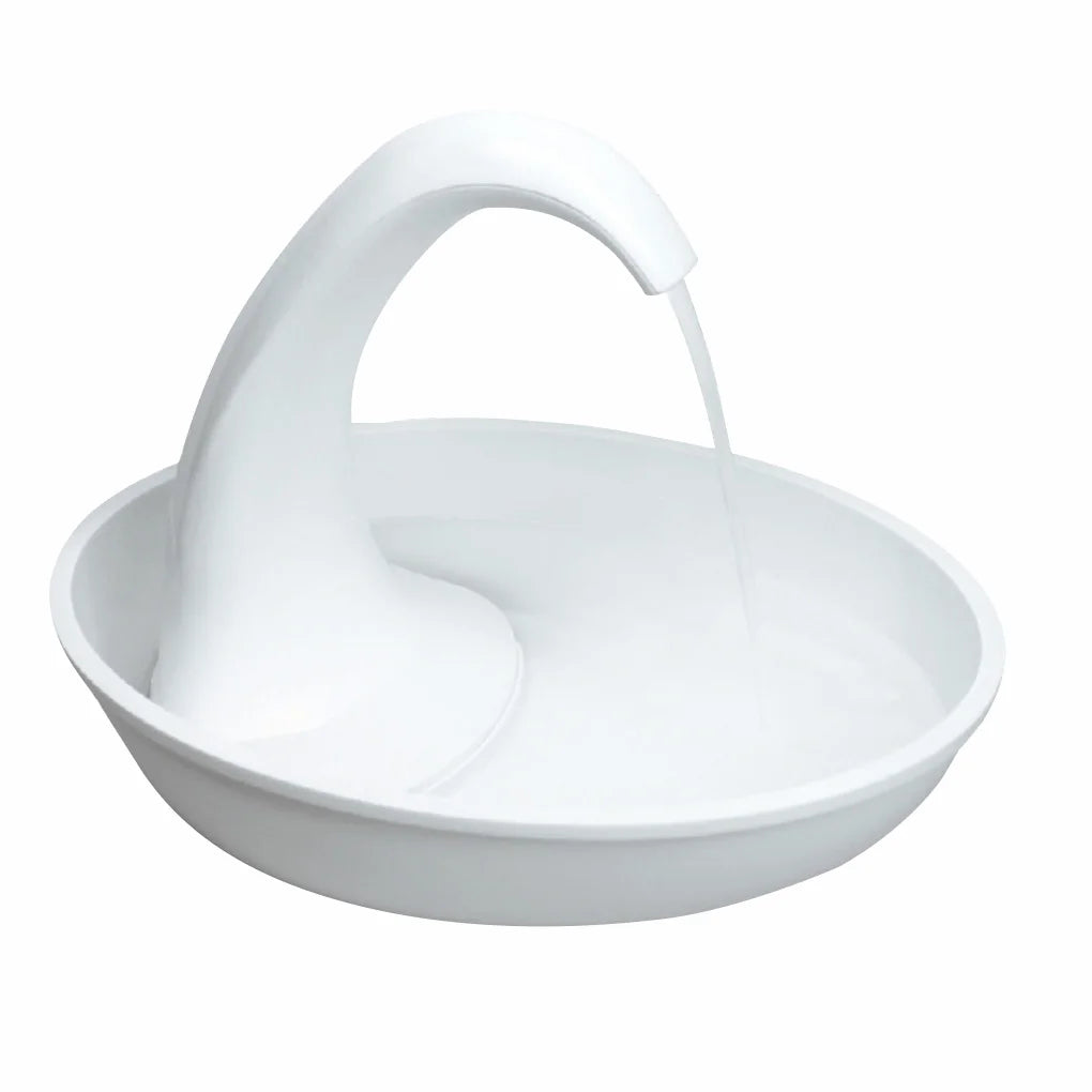 Automatic Swan-Shaped Pet Water Dispenser - Elegant Fountain for Cats and Small Dogs with Adjustable Flow and Easy Maintenance