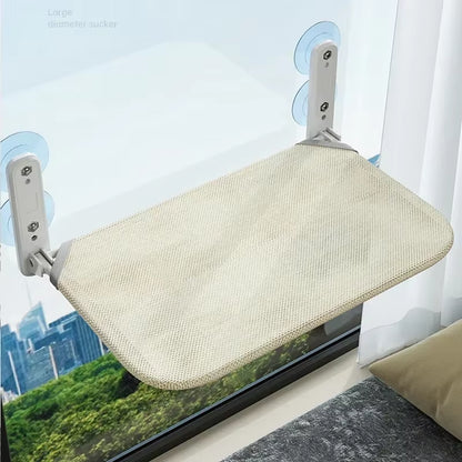 Cozy Up Your Cat with Our Foldable Breathable Window Hammock Bed - Perfect for Cats Up to 10KG!